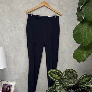 Calvin Klein Navy Blue Slim Fit Dress Pants